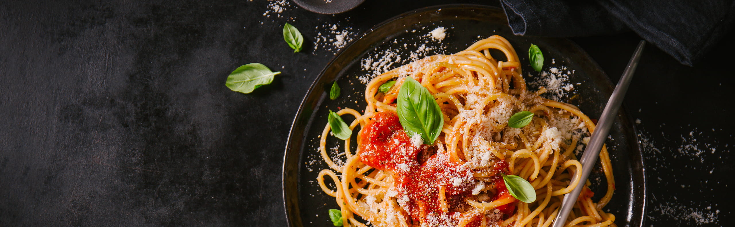 spaghetti danie kuchni włoskiej