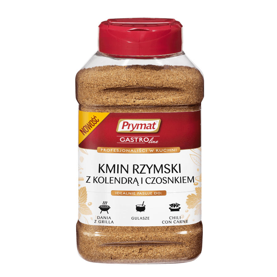 kmin rzymski z kolendrą i czosnkiem